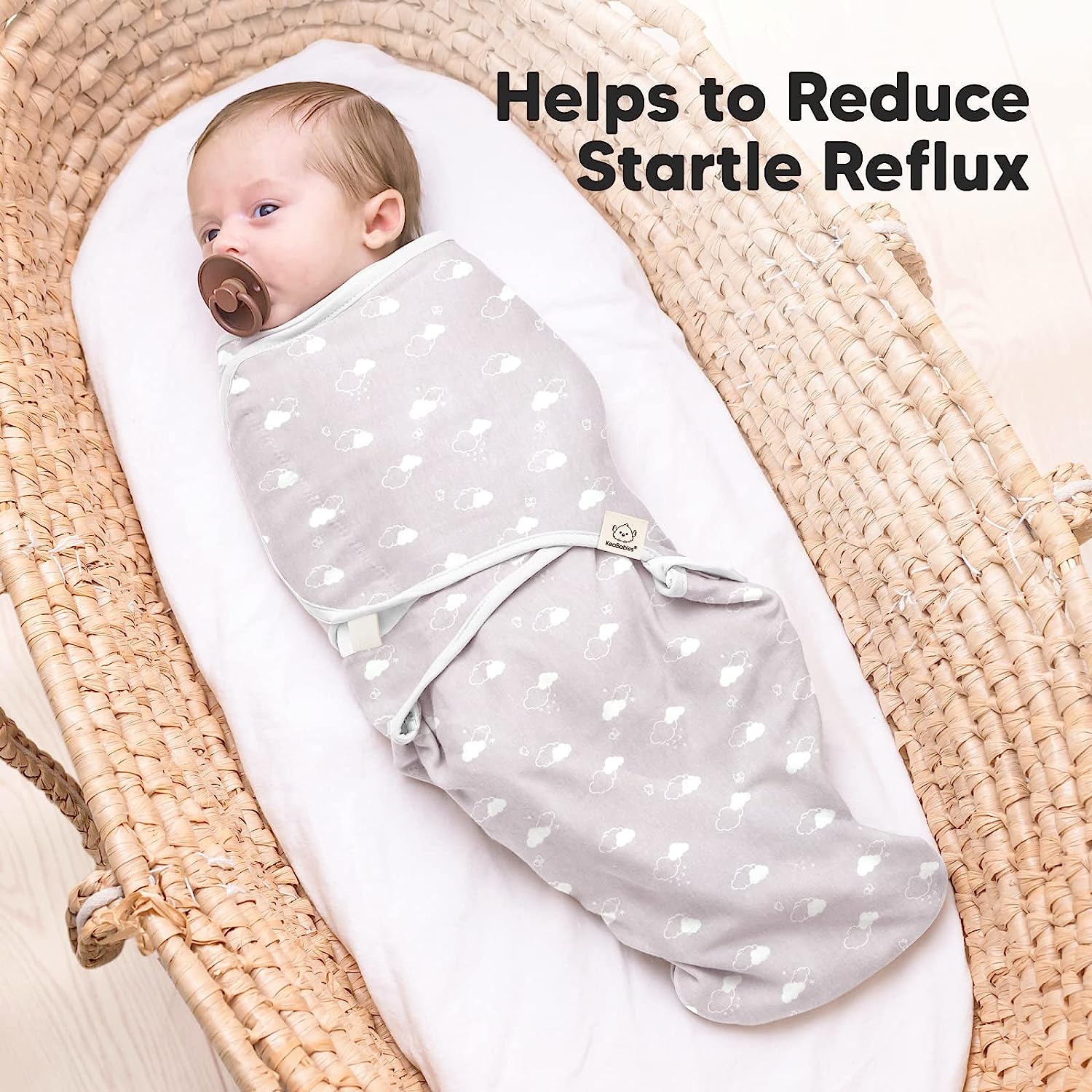 3-Pack Baby Swaddle Sleep Sacks with Zipper - Newborn Swaddle Sack, Baby Swaddles Sleep Sack 0-3 Months, Wearable Blanket Baby, Baby Swaddle Blanket Wrap, Swaddle Sack, Easy Change Swaddle (Aspire) - Image 7